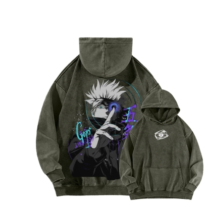 Jujutsu Kaisen Unisex Washed Hoodie