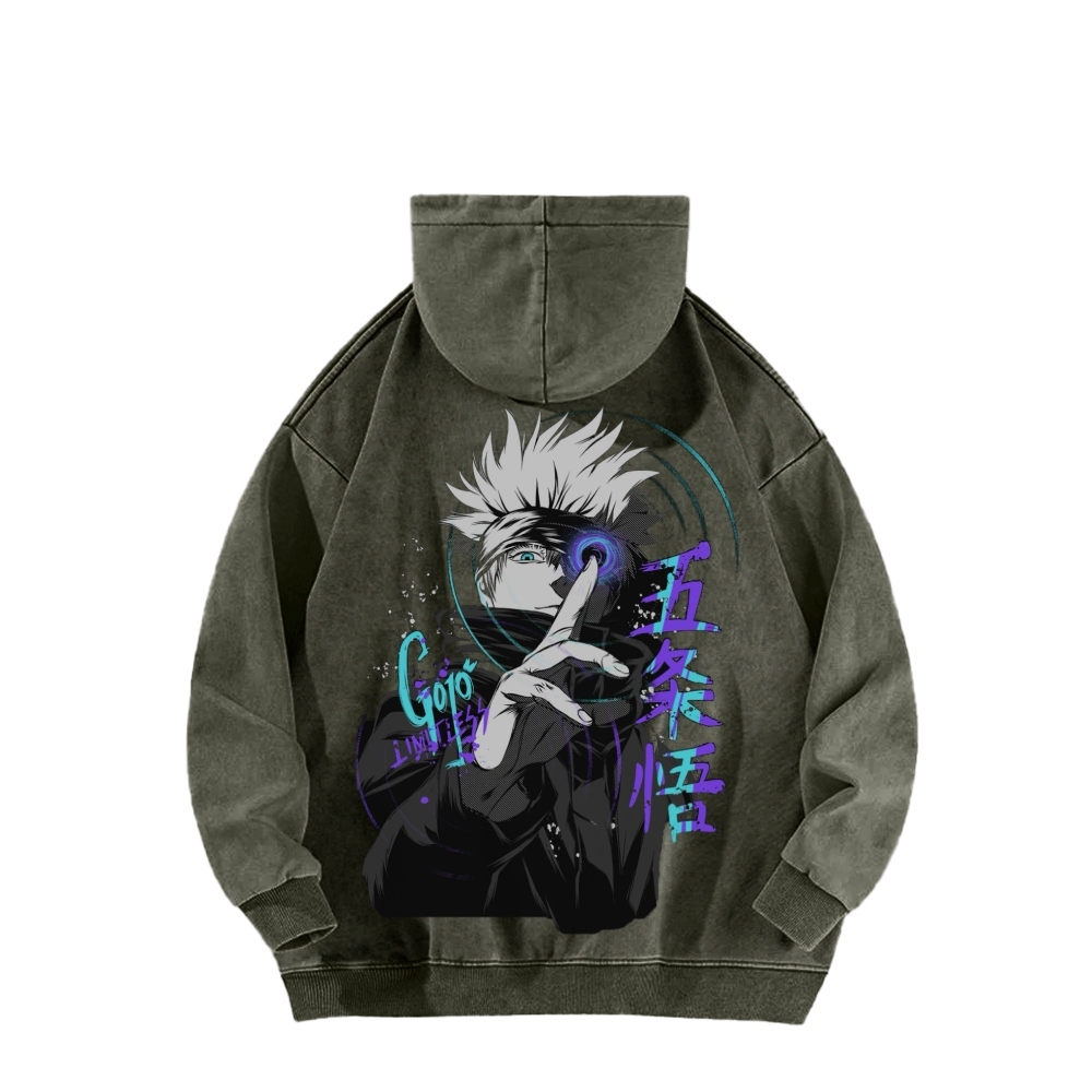 Jujutsu Kaisen Unisex Washed Hoodie