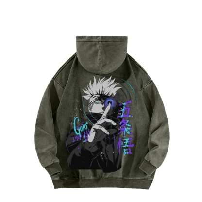 Jujutsu Kaisen Unisex Washed Hoodie