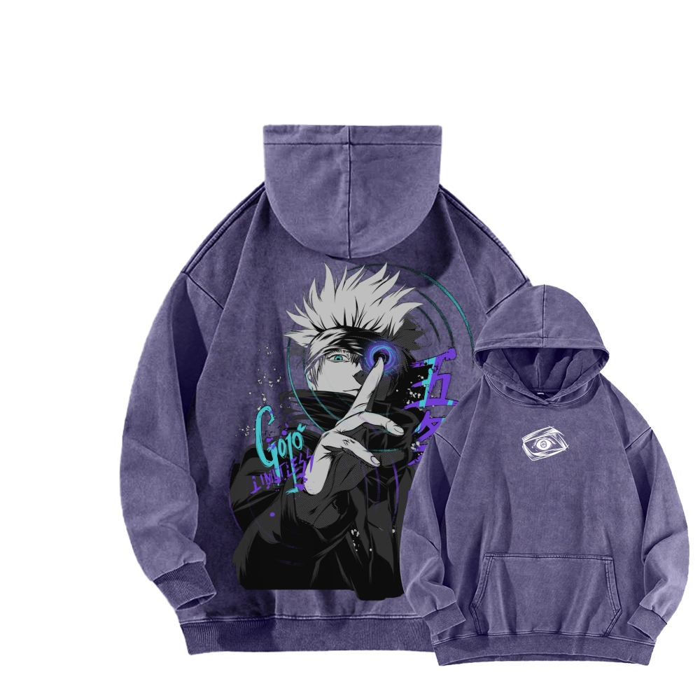 Jujutsu Kaisen Unisex Washed Hoodie