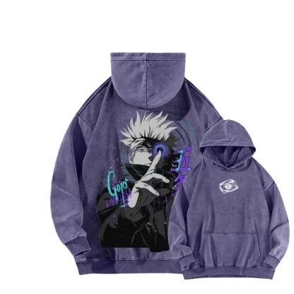 Jujutsu Kaisen Unisex Washed Hoodie
