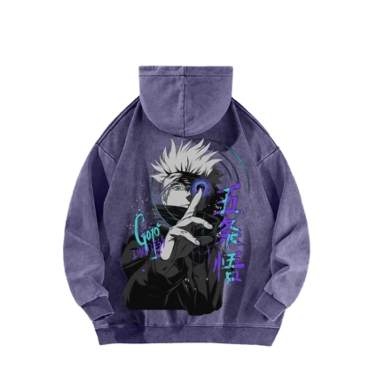 Jujutsu Kaisen Unisex Washed Hoodie
