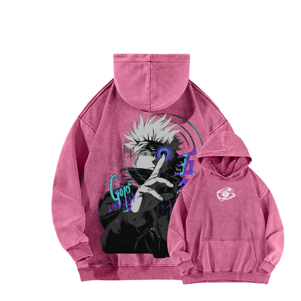 Jujutsu Kaisen Unisex Washed Hoodie