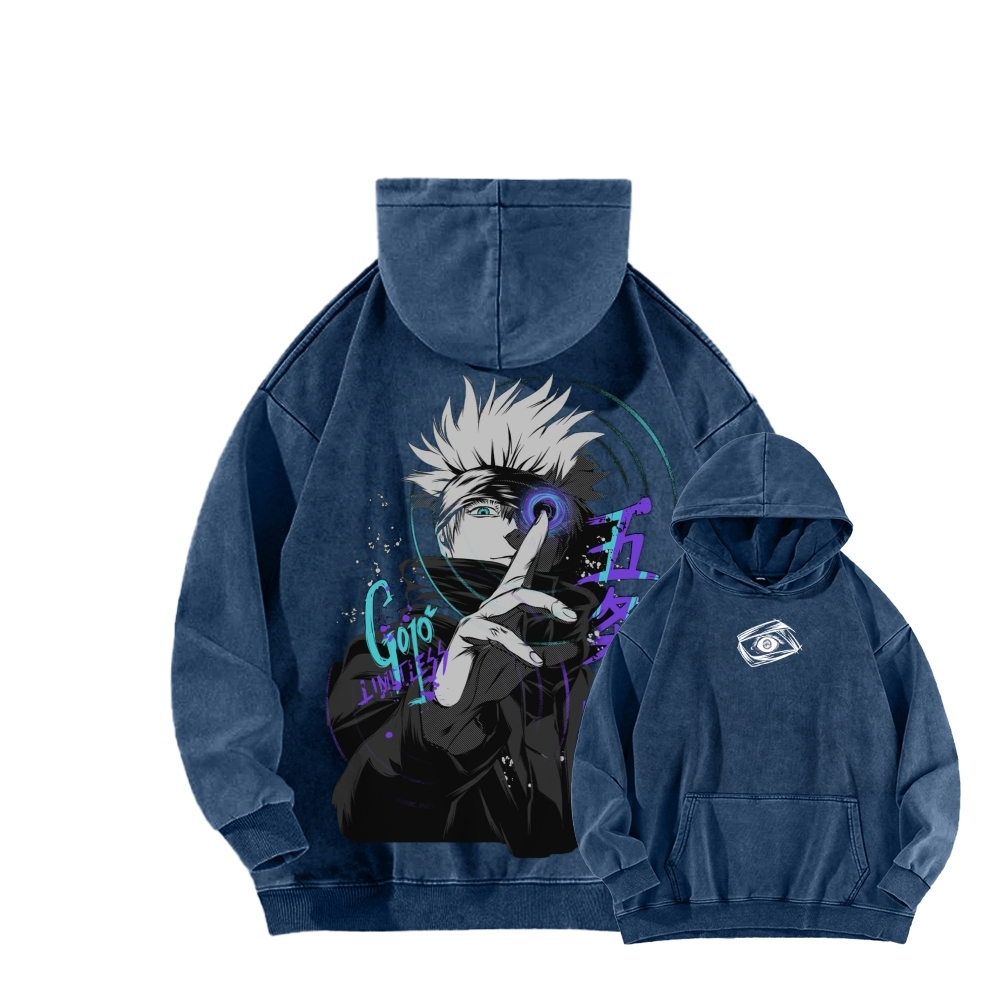 Jujutsu Kaisen Unisex Washed Hoodie