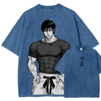 Jujutsu Kaisen Unisex Fit Washed T-Shirt