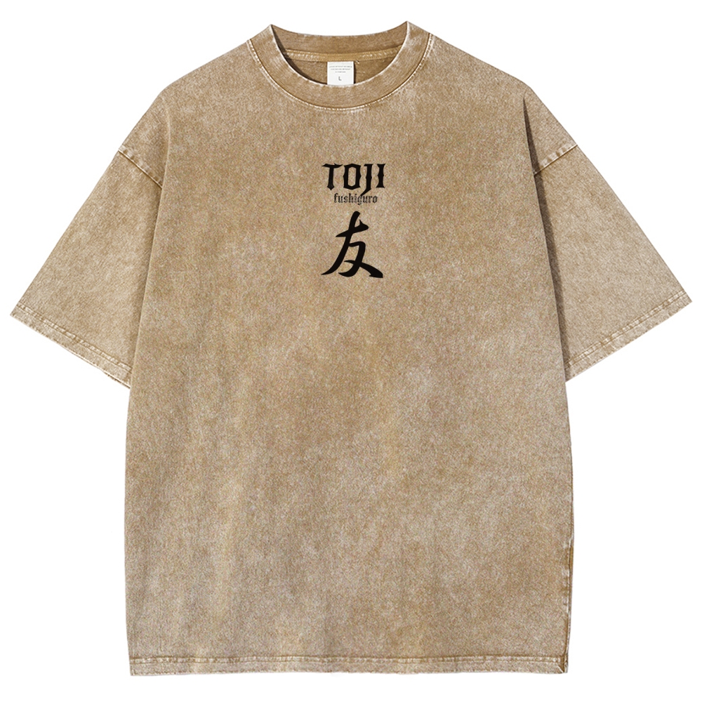 Jujutsu Kaisen Unisex Fit Washed T-Shirt