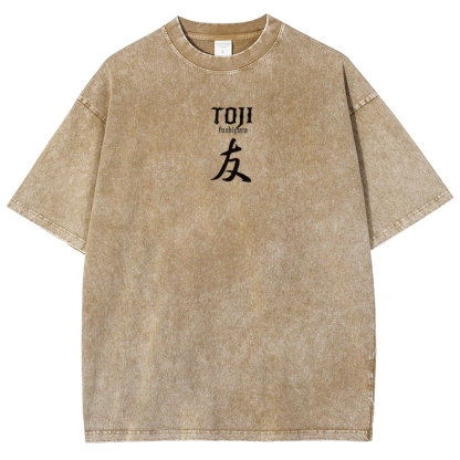 Jujutsu Kaisen Unisex Fit Washed T-Shirt