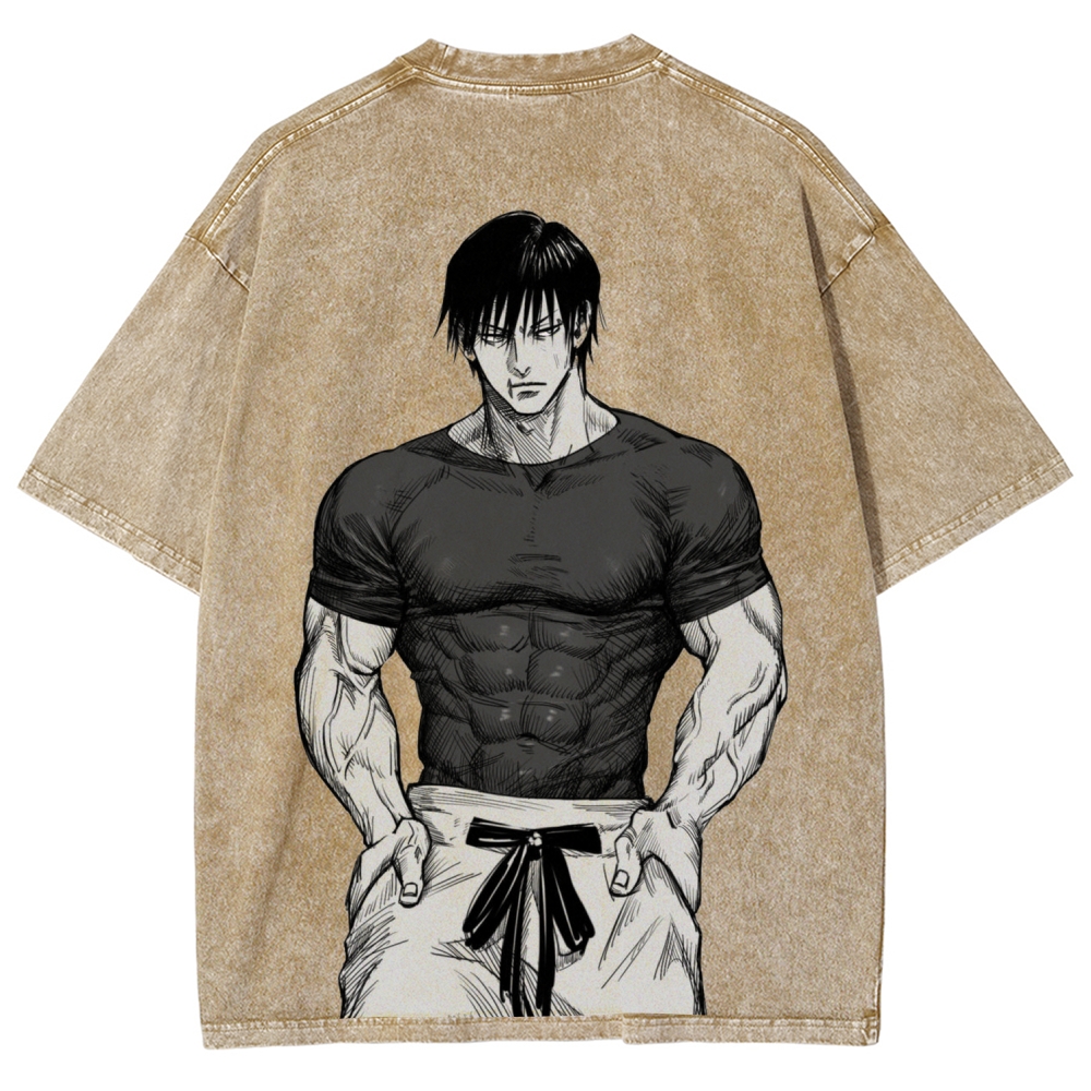Jujutsu Kaisen Unisex Fit Washed T-Shirt