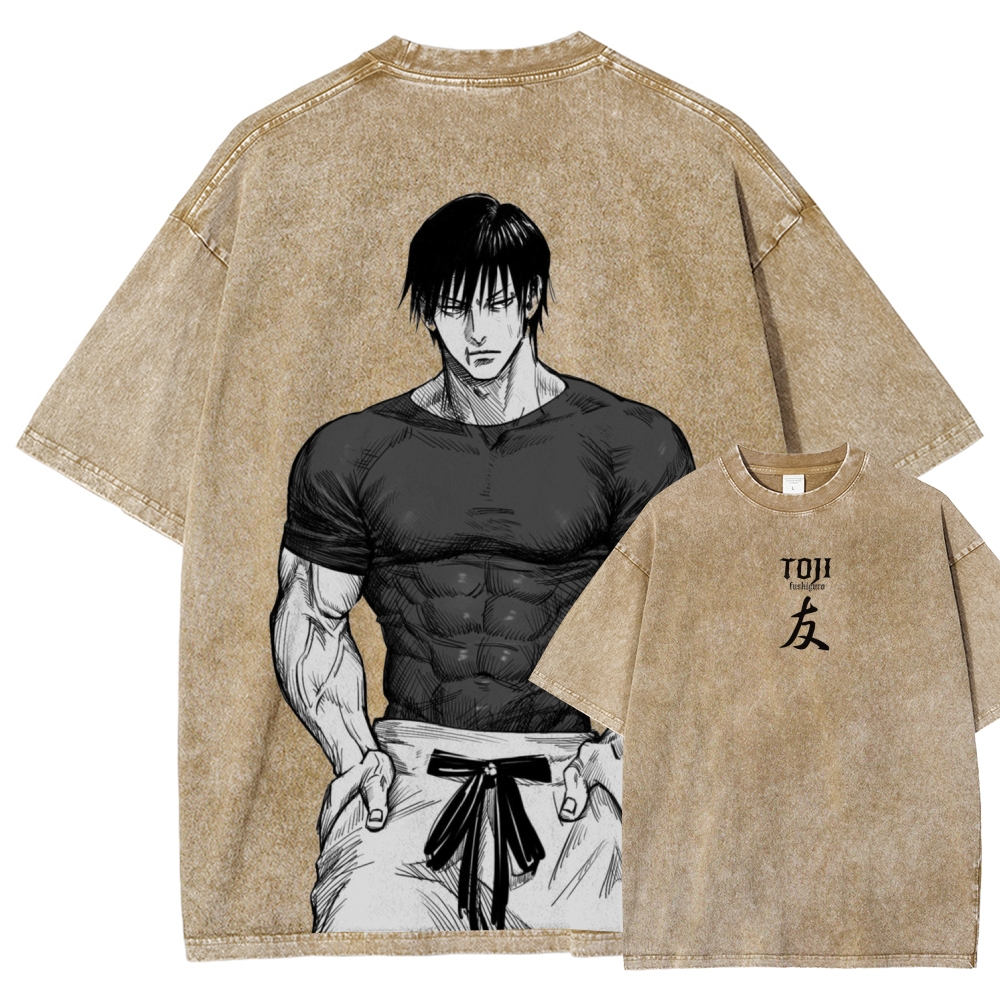 Jujutsu Kaisen Unisex Fit Washed T-Shirt
