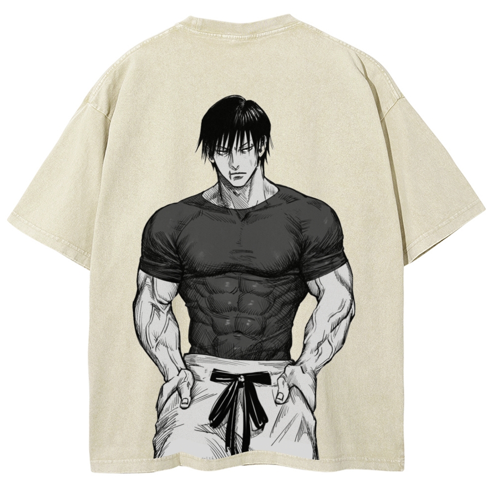 Jujutsu Kaisen Unisex Fit Washed T-Shirt