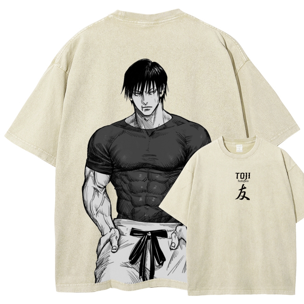 Jujutsu Kaisen Unisex Fit Washed T-Shirt