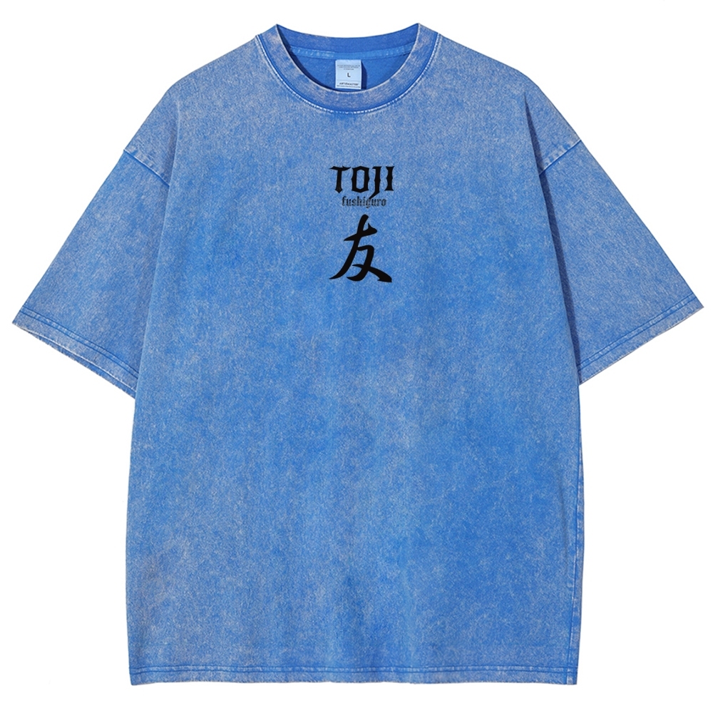 Jujutsu Kaisen Unisex Fit Washed T-Shirt