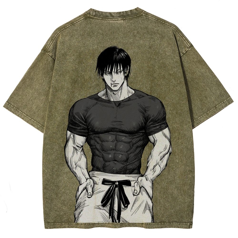 Jujutsu Kaisen Unisex Fit Washed T-Shirt