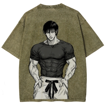 Jujutsu Kaisen Unisex Fit Washed T-Shirt