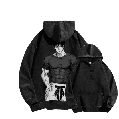 Jujutsu Kaisen Unisex Washed Hoodie