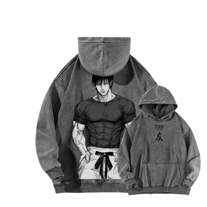 Jujutsu Kaisen Unisex Washed Hoodie