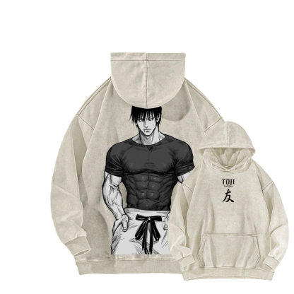 Jujutsu Kaisen Unisex Washed Hoodie