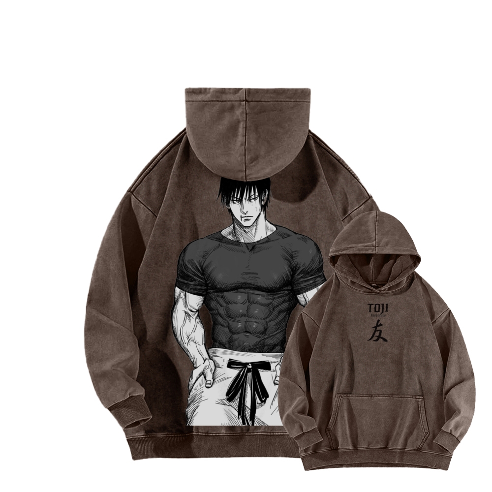 Jujutsu Kaisen Unisex Washed Hoodie