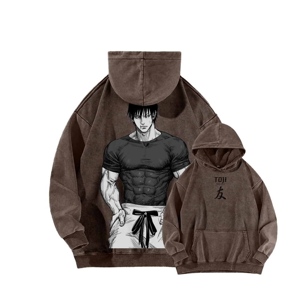 Jujutsu Kaisen Unisex Washed Hoodie