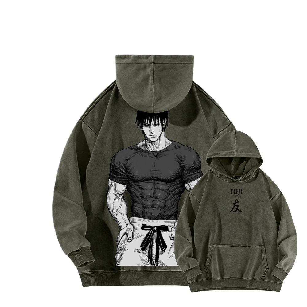 Jujutsu Kaisen Unisex Washed Hoodie