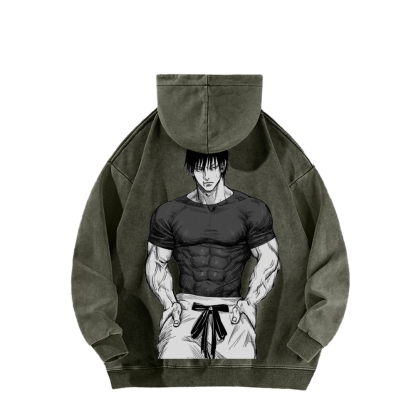 Jujutsu Kaisen Unisex Washed Hoodie