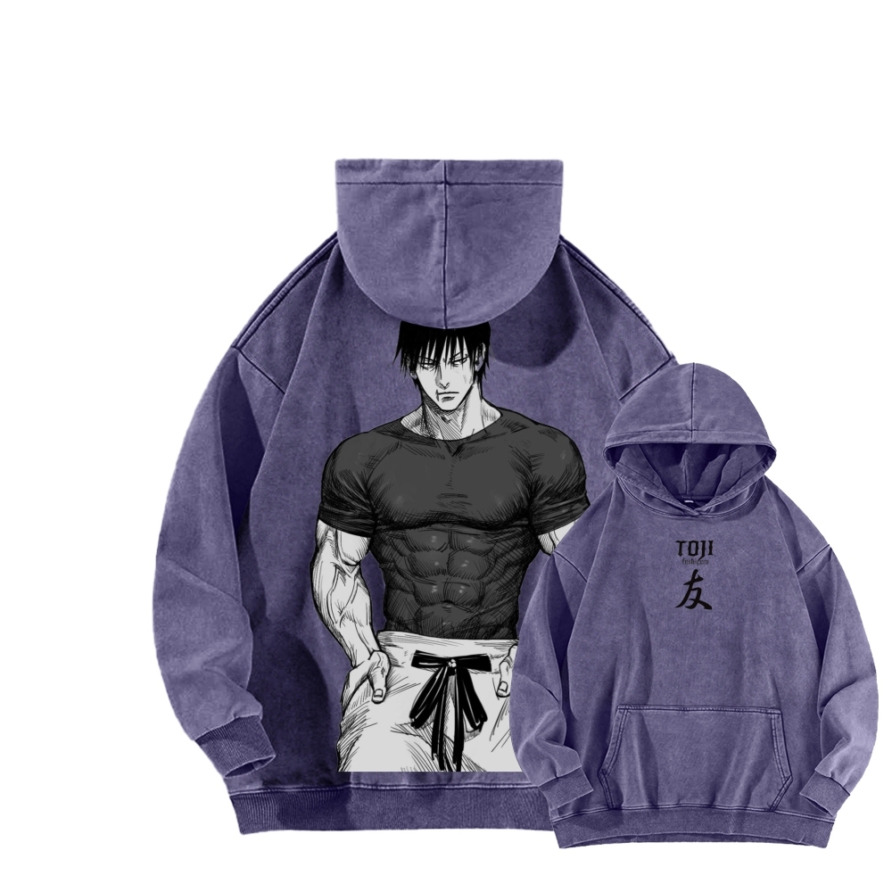 Jujutsu Kaisen Unisex Washed Hoodie
