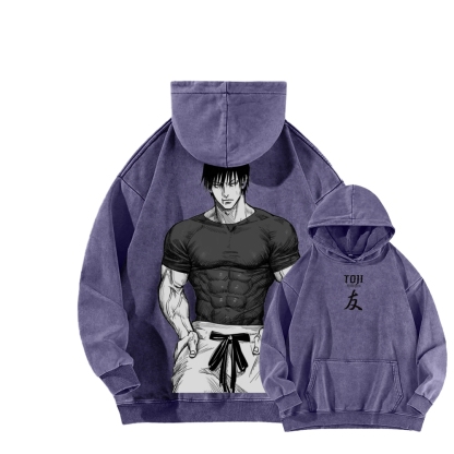 Jujutsu Kaisen Unisex Washed Hoodie