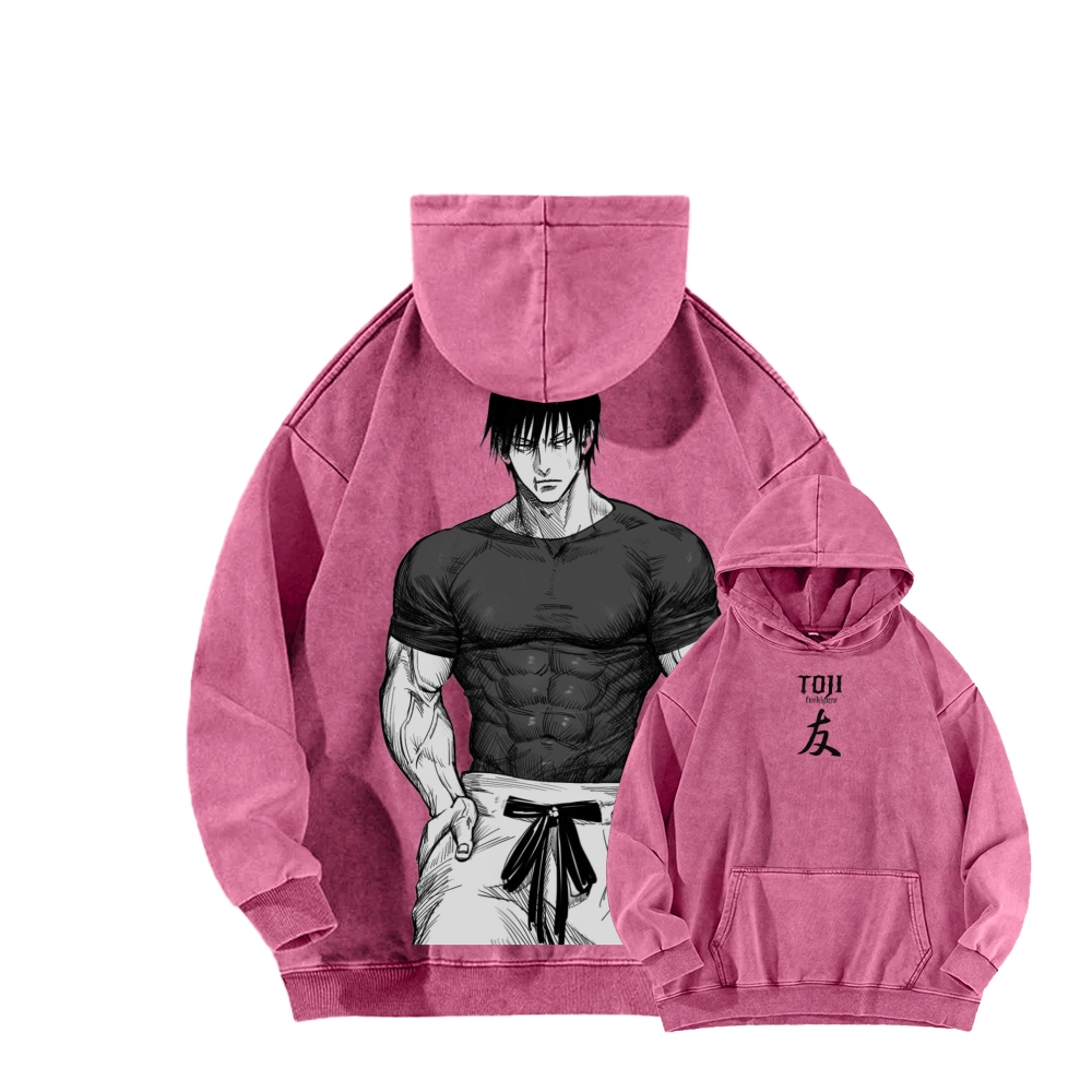 Jujutsu Kaisen Unisex Washed Hoodie