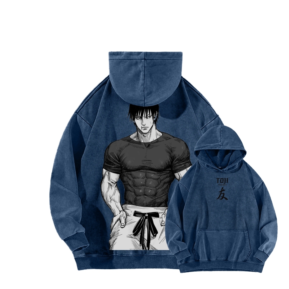 Jujutsu Kaisen Unisex Washed Hoodie