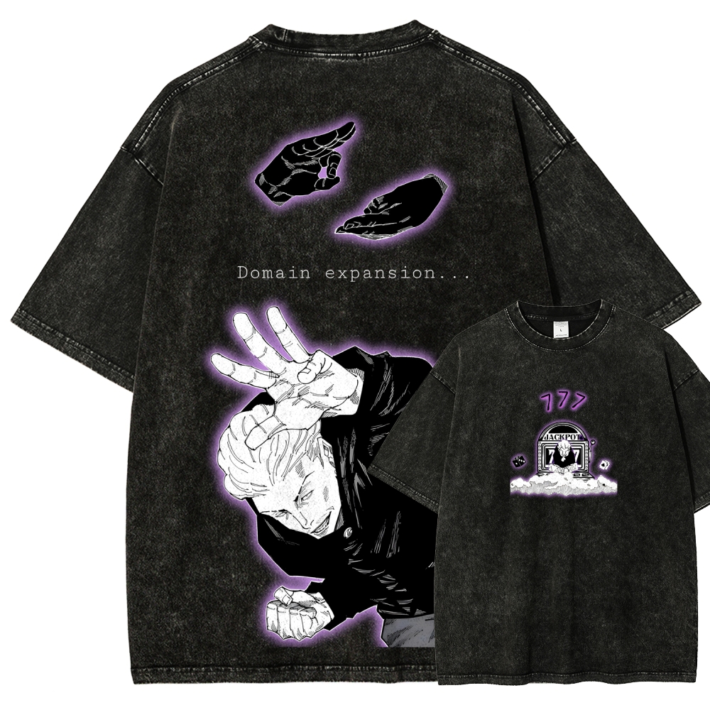 Jujutsu Kaisen Unisex Fit Washed T-Shirt