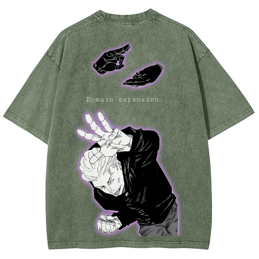 Jujutsu Kaisen Unisex Fit Washed T-Shirt