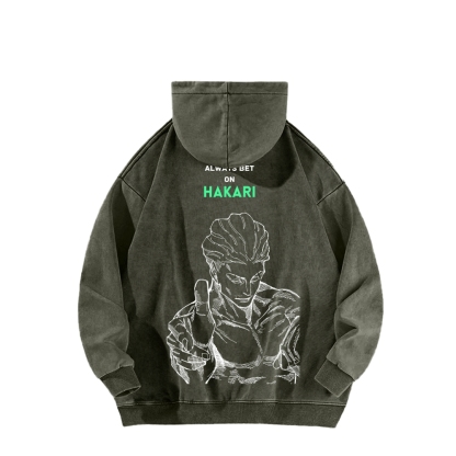 Jujutsu Kaisen Unisex Washed Hoodie