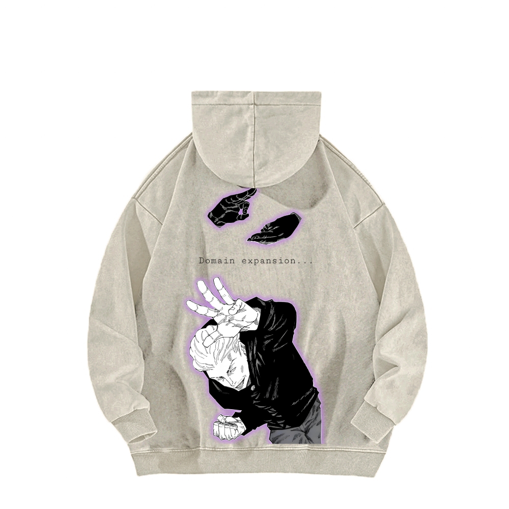 Jujutsu Kaisen Unisex Washed Hoodie