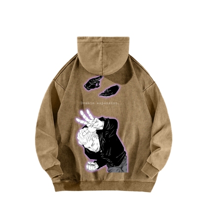 Jujutsu Kaisen Unisex Washed Hoodie