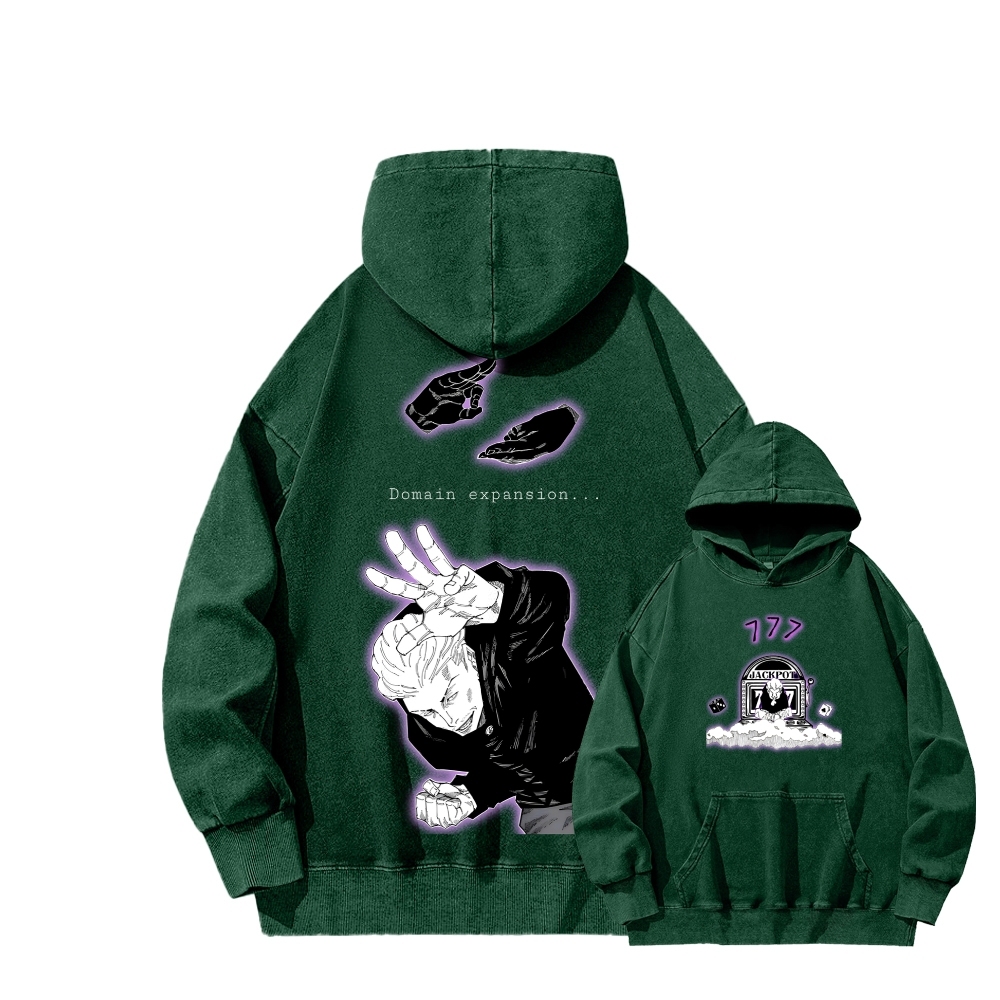 Jujutsu Kaisen Unisex Washed Hoodie