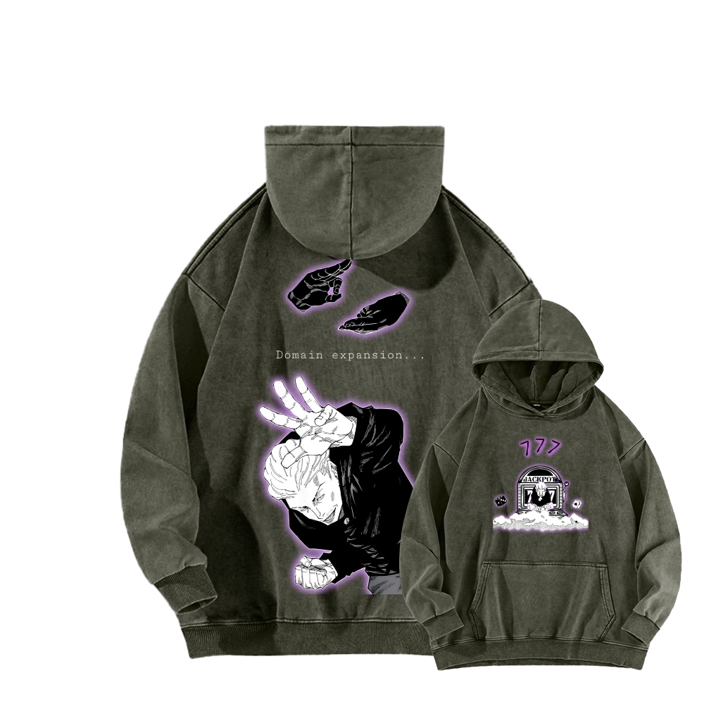 Jujutsu Kaisen Unisex Washed Hoodie