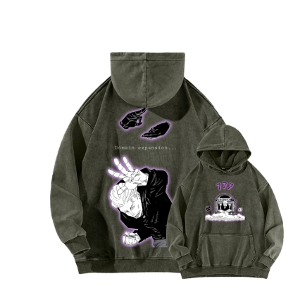 Jujutsu Kaisen Unisex Washed Hoodie