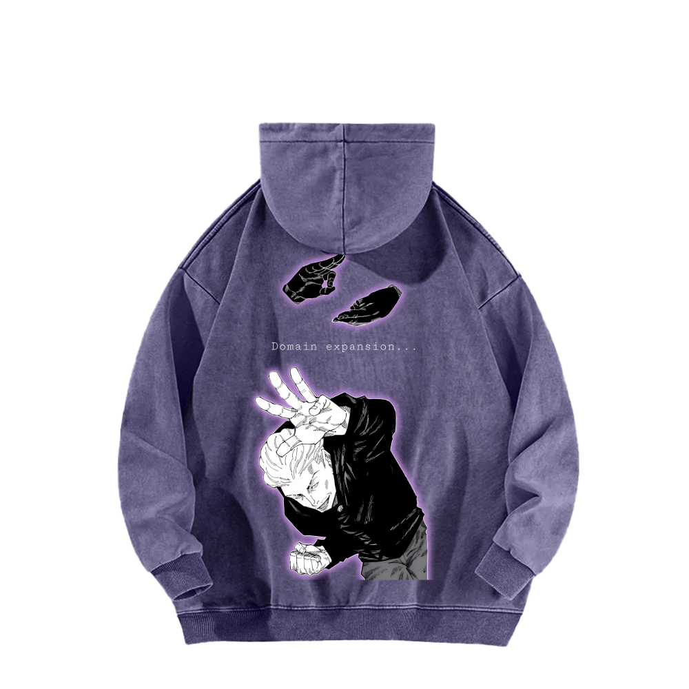 Jujutsu Kaisen Unisex Washed Hoodie
