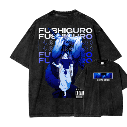 Jujutsu Kaisen Unisex Fit Washed T-Shirt