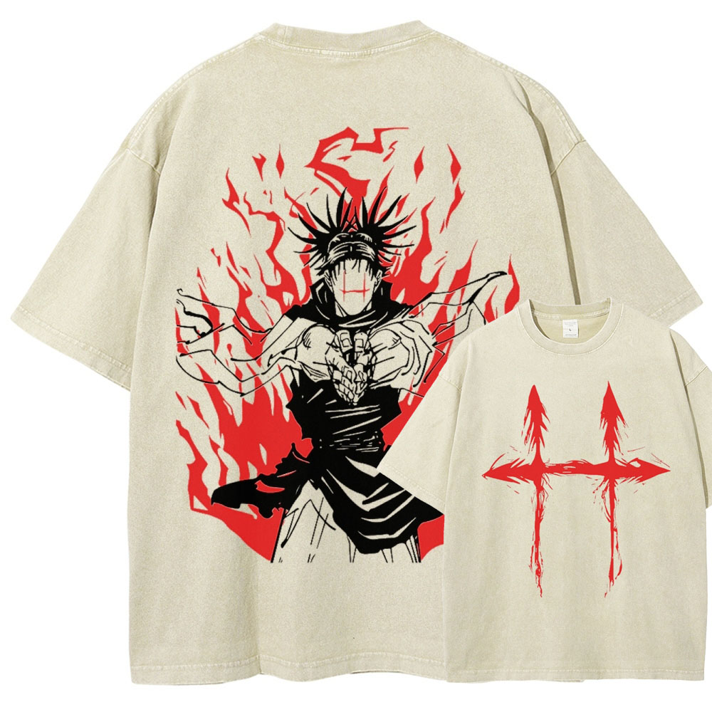 Jujutsu Kaisen Unisex Fit Washed T-Shirt