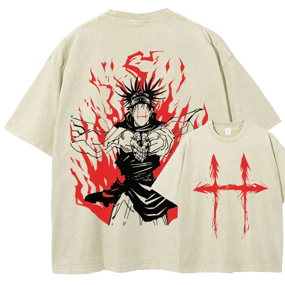 Jujutsu Kaisen Unisex Fit Washed T-Shirt