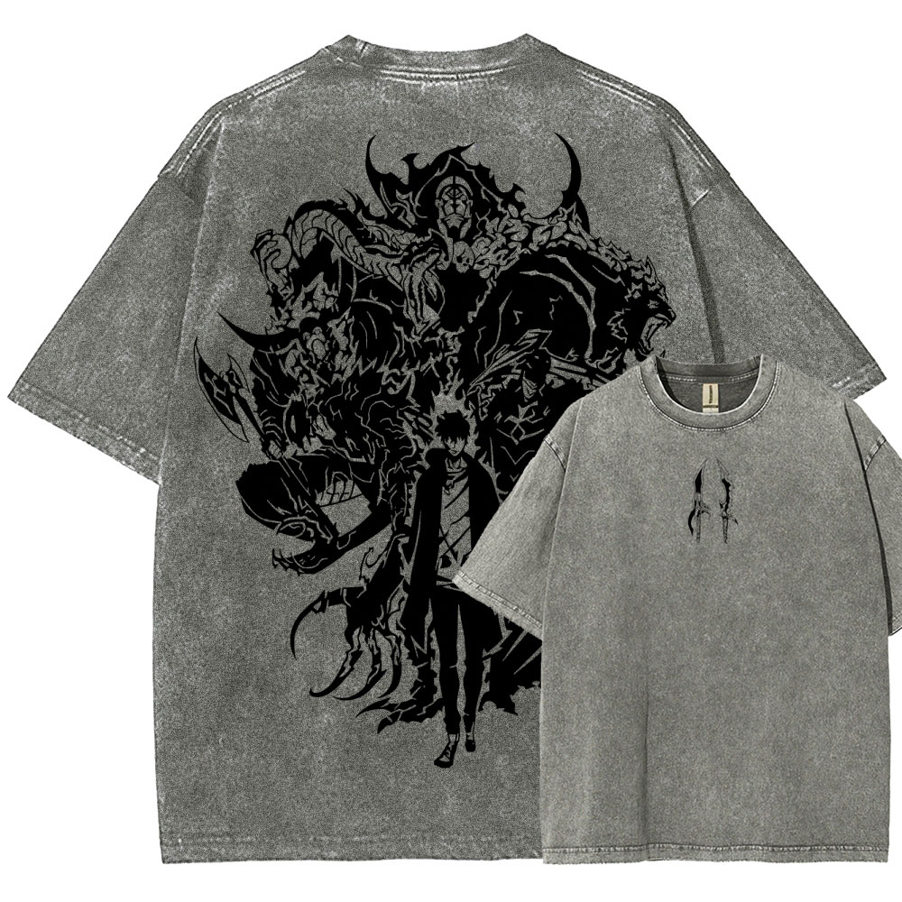 solo levelingUnisex Fit Washed T-Shirt