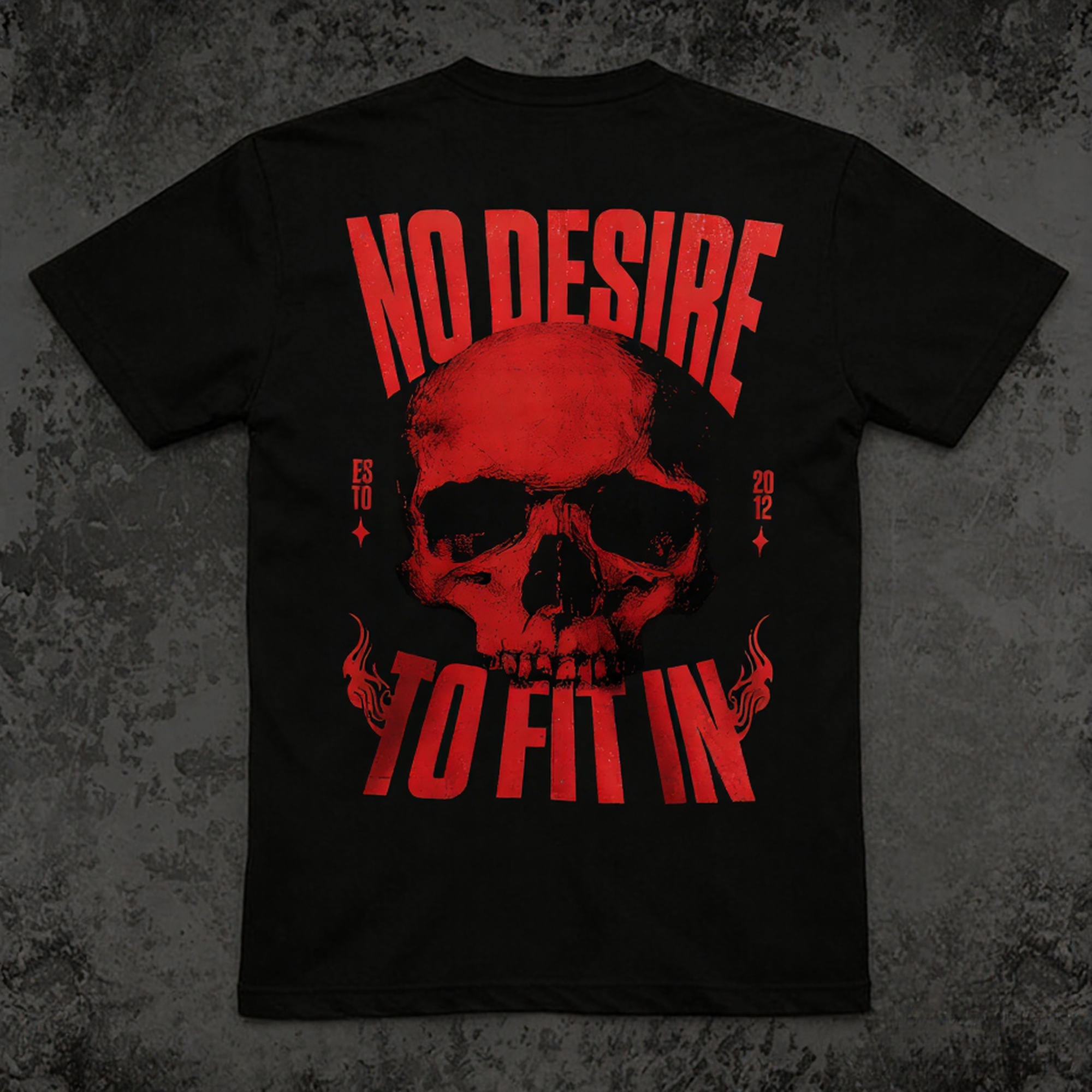 No Desire To Fit In Printed Men's T-shirt