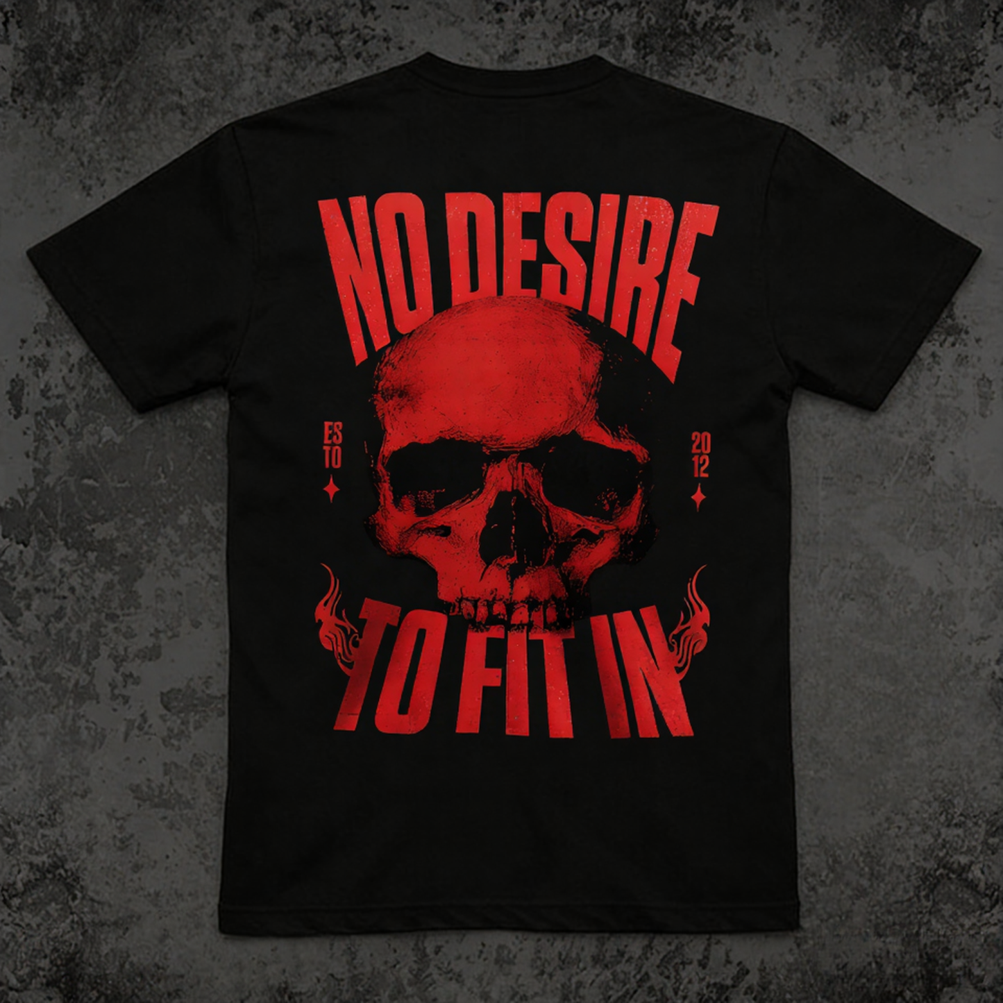 No Desire To Fit In Printed Men's T-shirt
