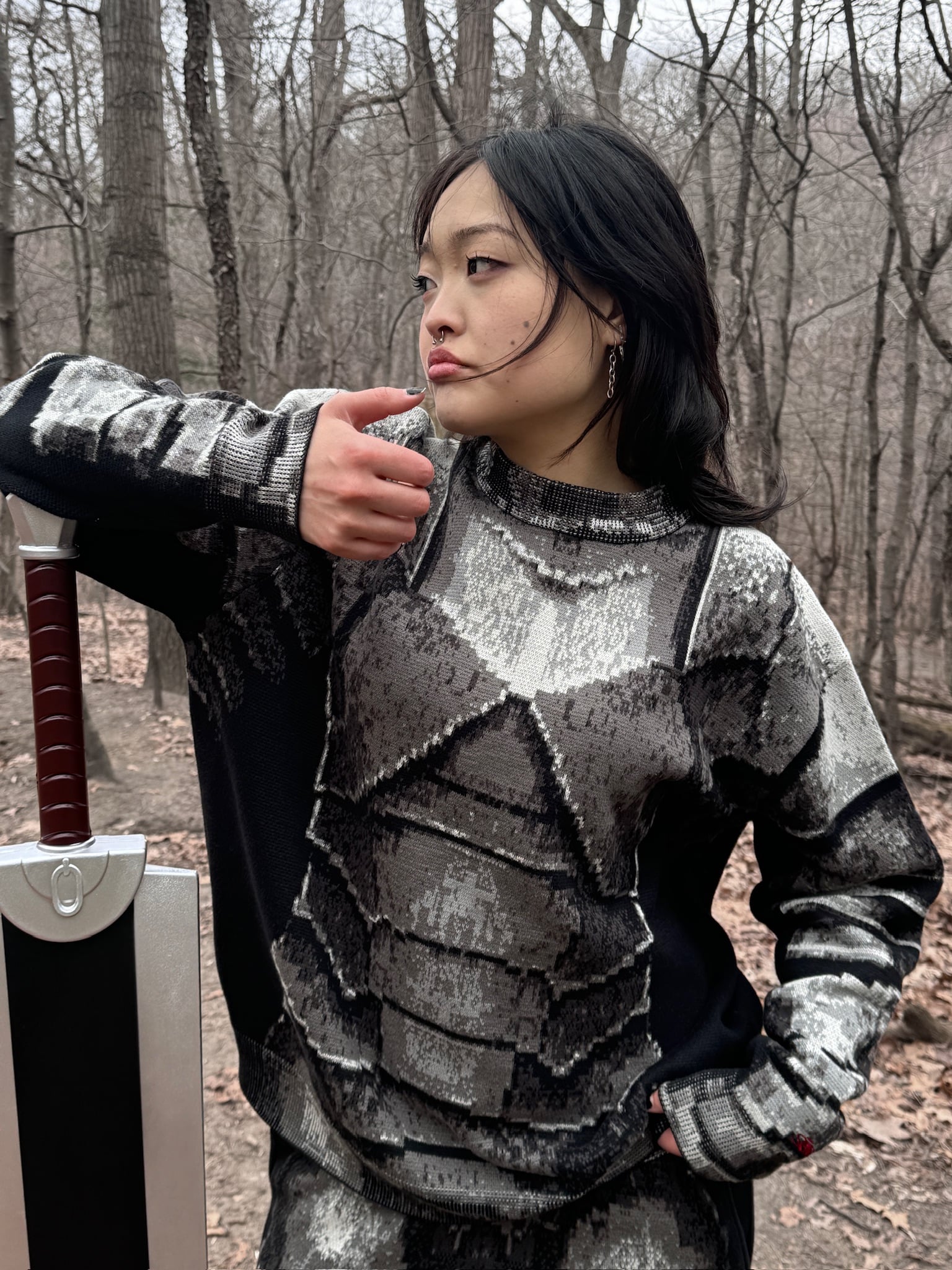 "WARRIOR" Knit