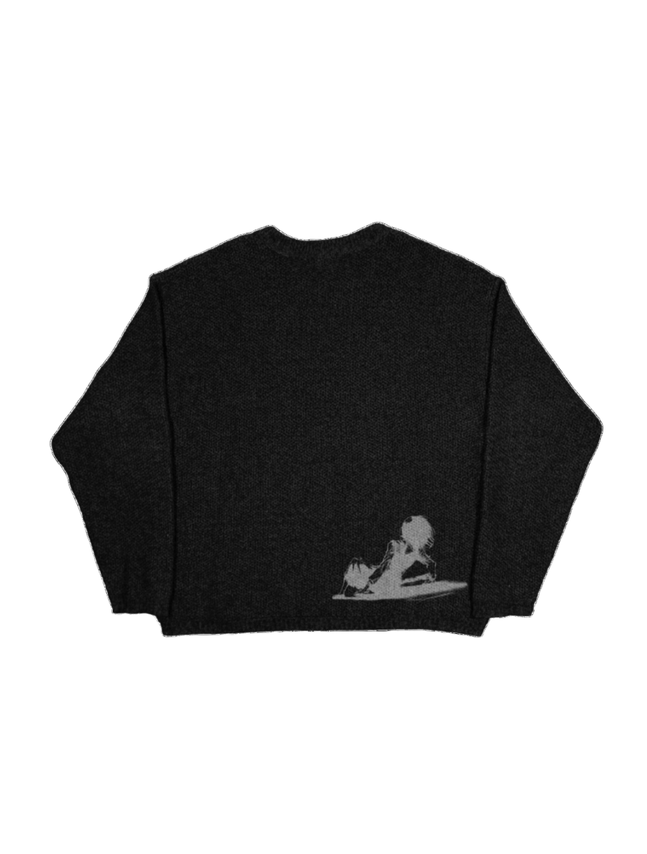 "Rumbling" Knit Black