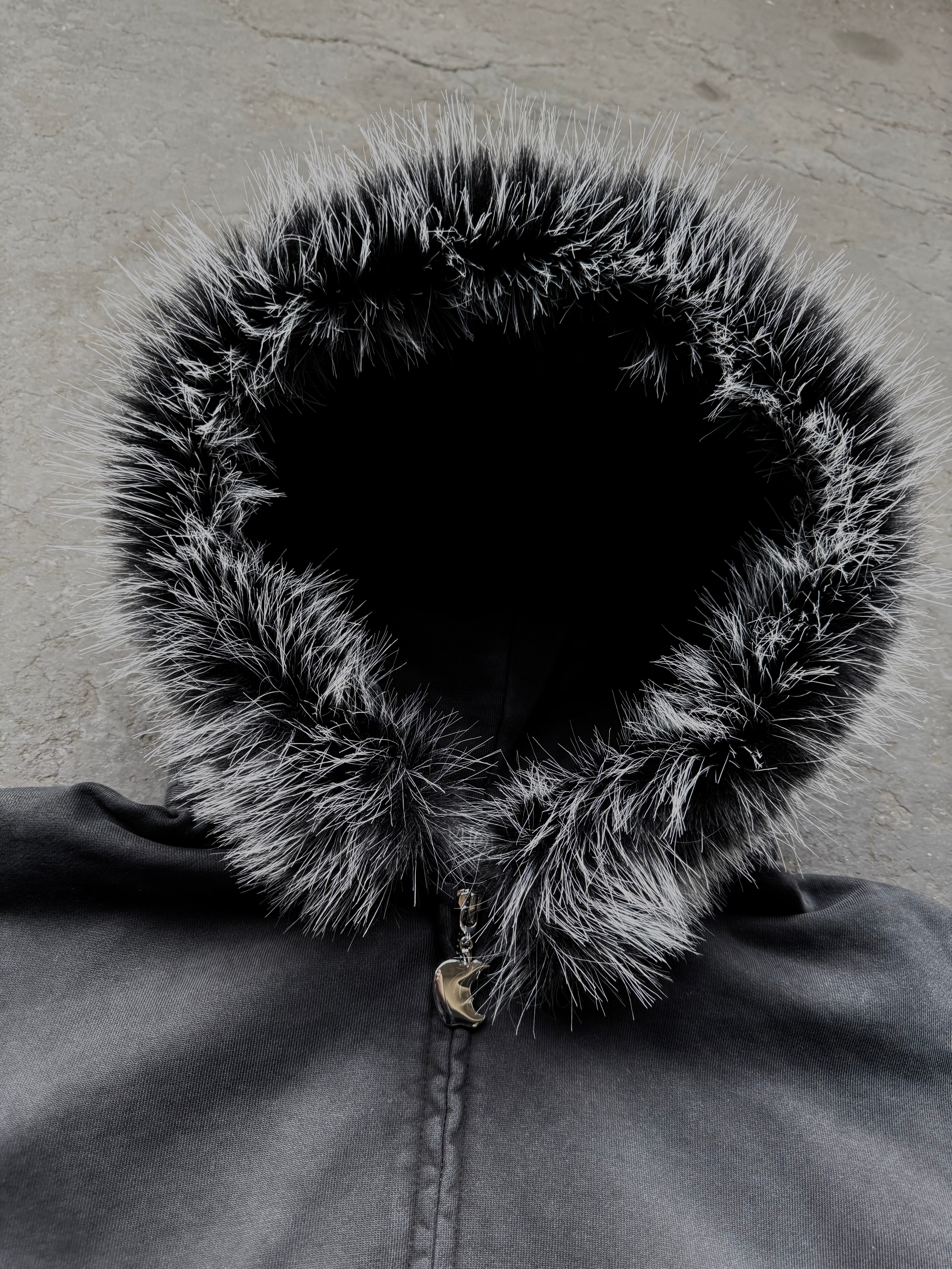 “Ryuk” Fur-Zip (with Scarf)