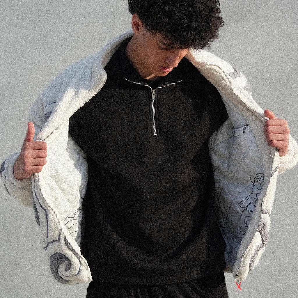 LUFFY GEAR 5 SHERPA FLEECE JACKET