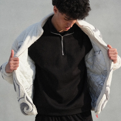 LUFFY GEAR 5 SHERPA FLEECE JACKET