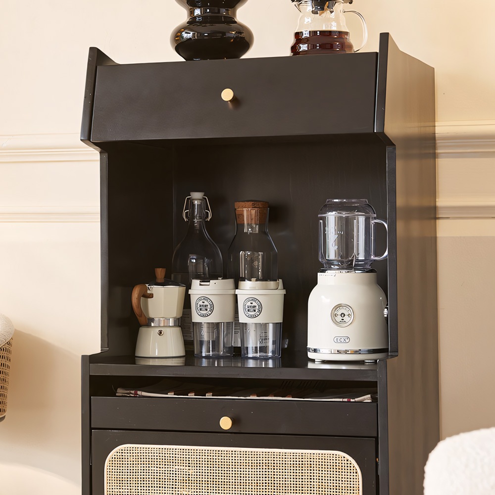 19.7" Tiny Accent Coffee Storage Cabinet